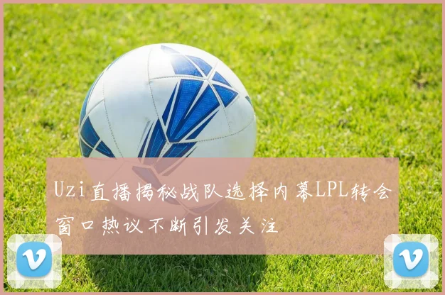 Uzi直播揭秘战队选择内幕LPL转会窗口热议不断引发关注